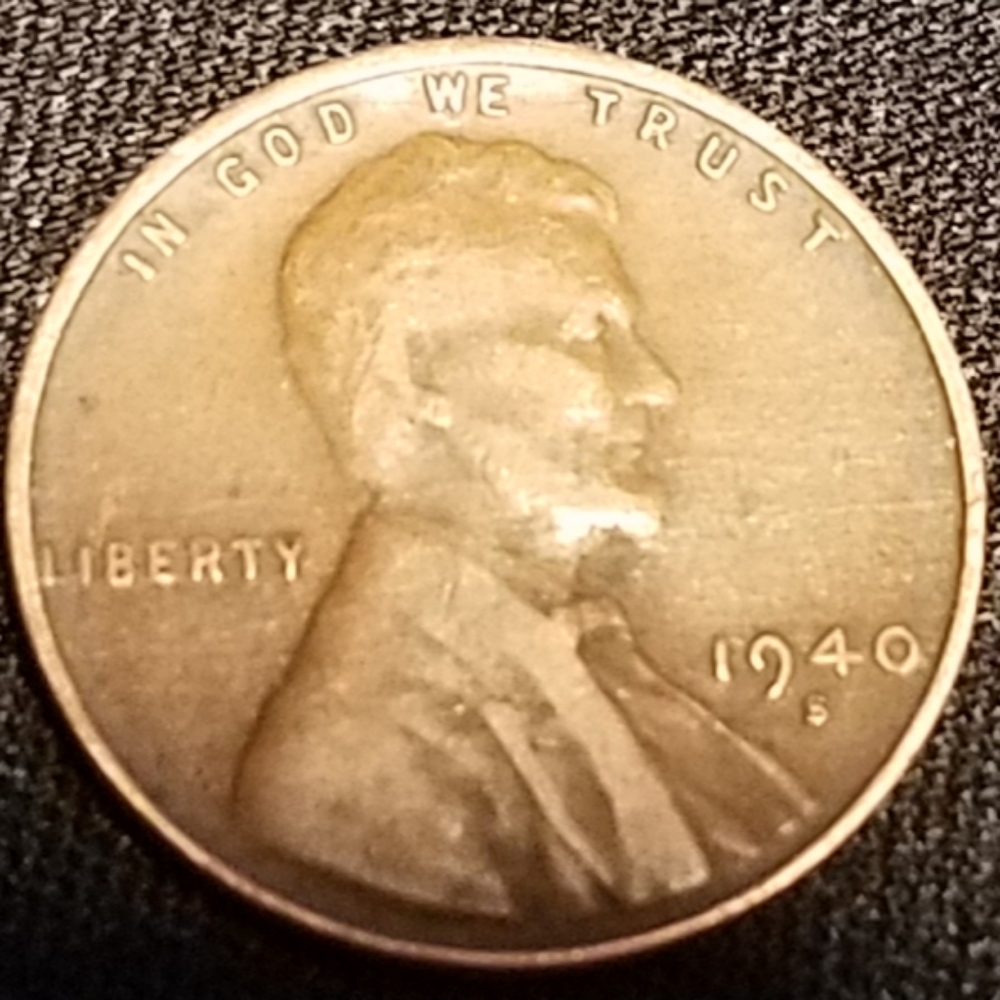 1940 S wheat penny